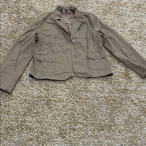 Classic Women's Brown Blazer Jacket